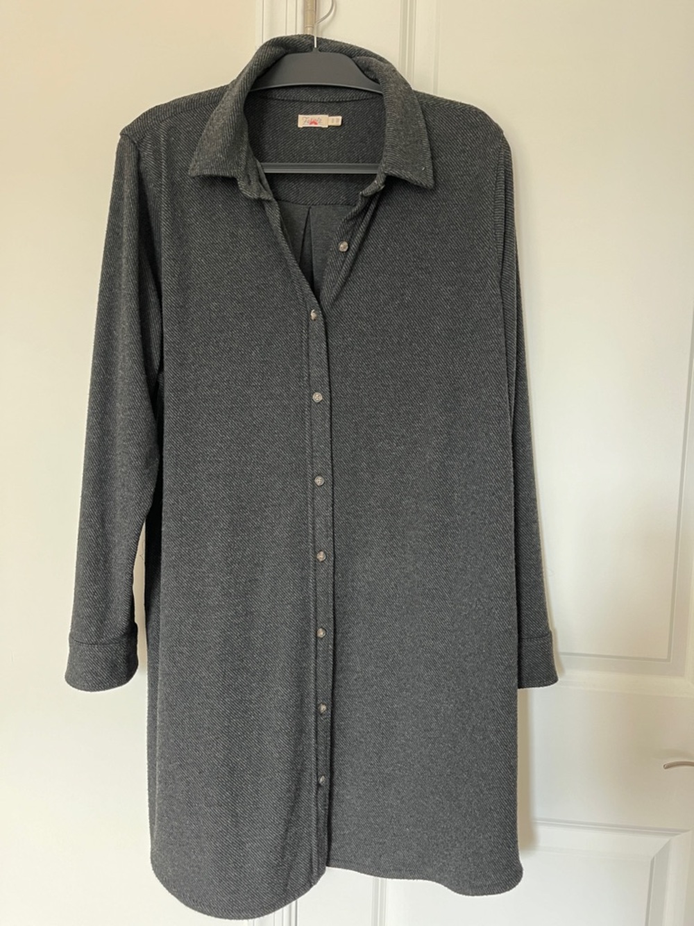 Faherty Dark Charcoal Textured Wool Jacket